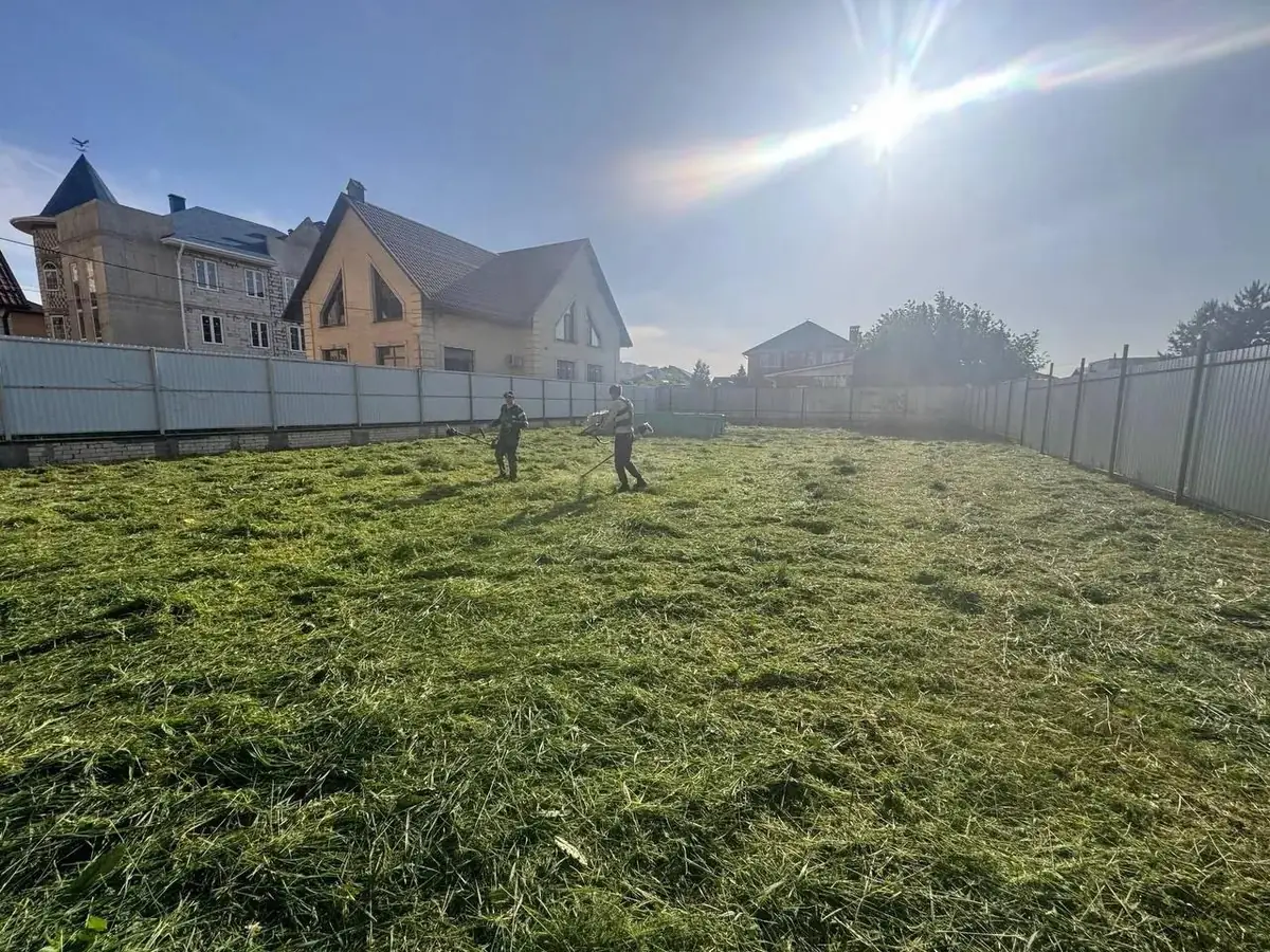 Покос травы на участке